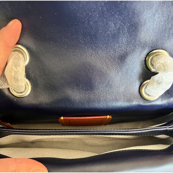 NEW WITH TAGS!! SOLD OUT!  AUTHENTIC Coach Blue Velvet Quilted Tabby 20 - Picture 11 of 14